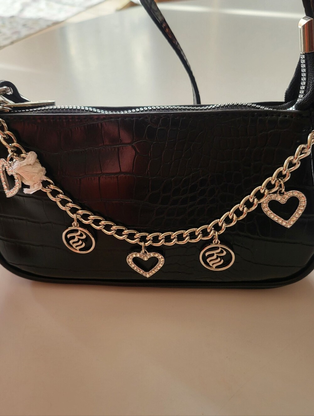 Rocawear Black Mini Y2K Chain Purse